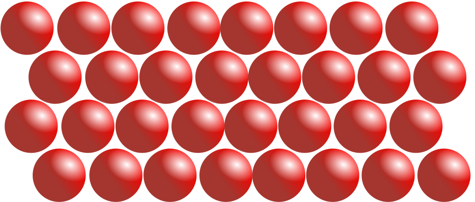 Red Spheres Array