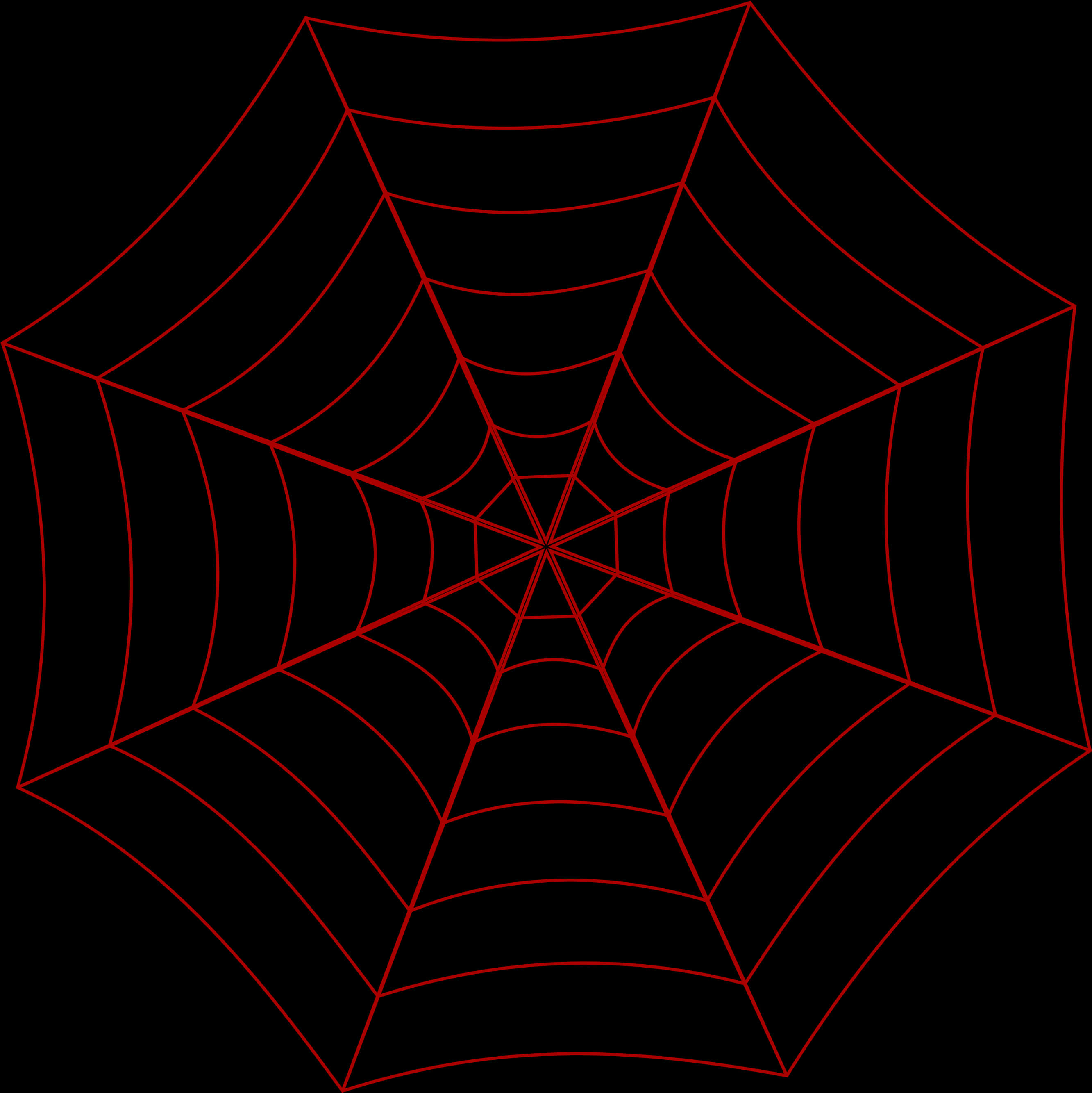 Red Spider Web Graphic