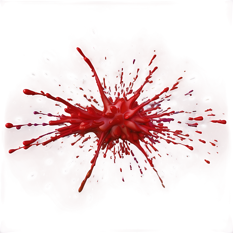 Red Splash Effect Png 60