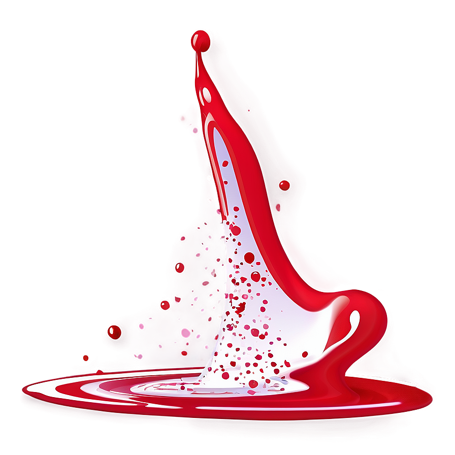 Red Splash Graphic Png 06202024