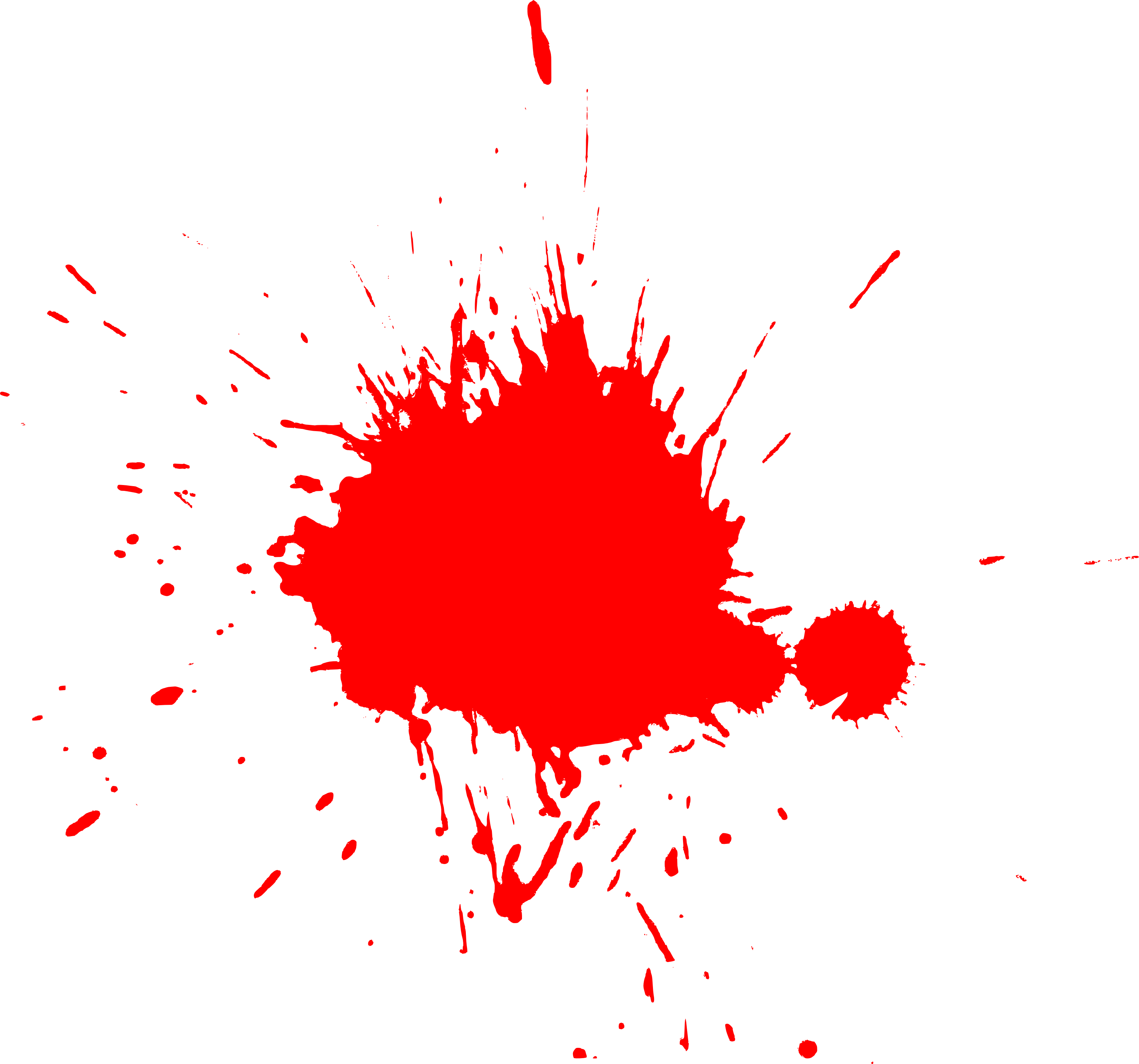 Red Splatter Graphic