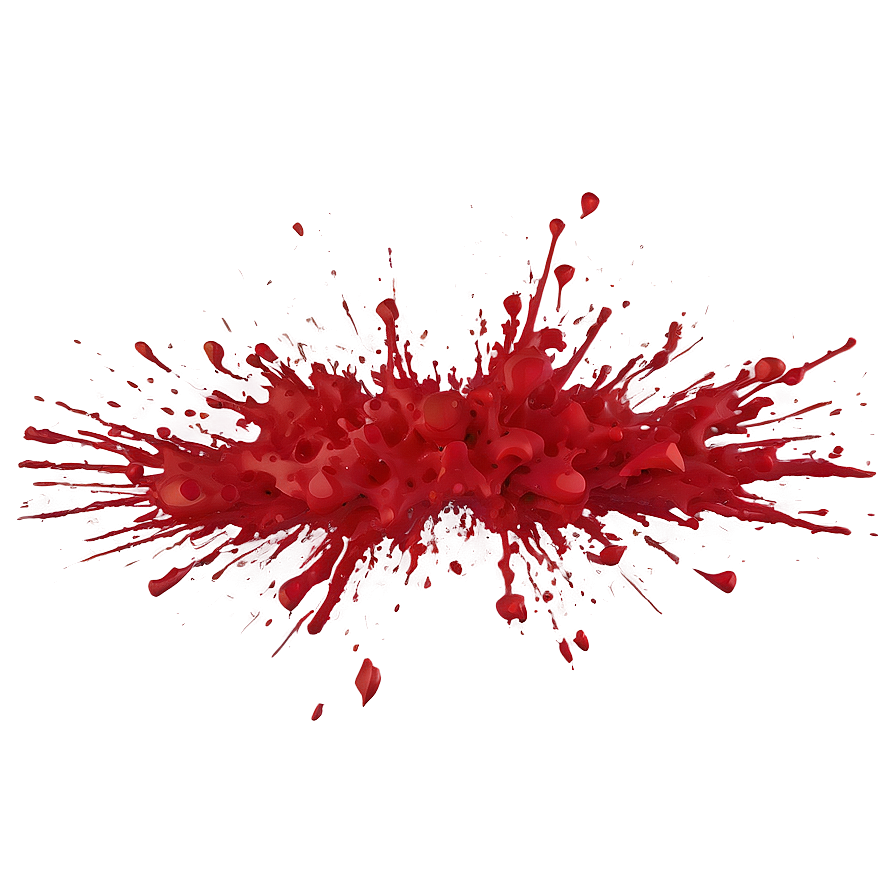 Red Splatter Splash Effect Png Gbl84