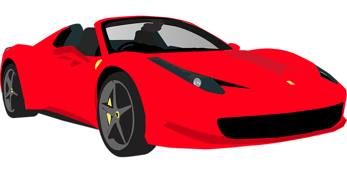 Red Sports Car Illustration