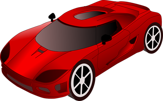 Red Sports Car Illustration