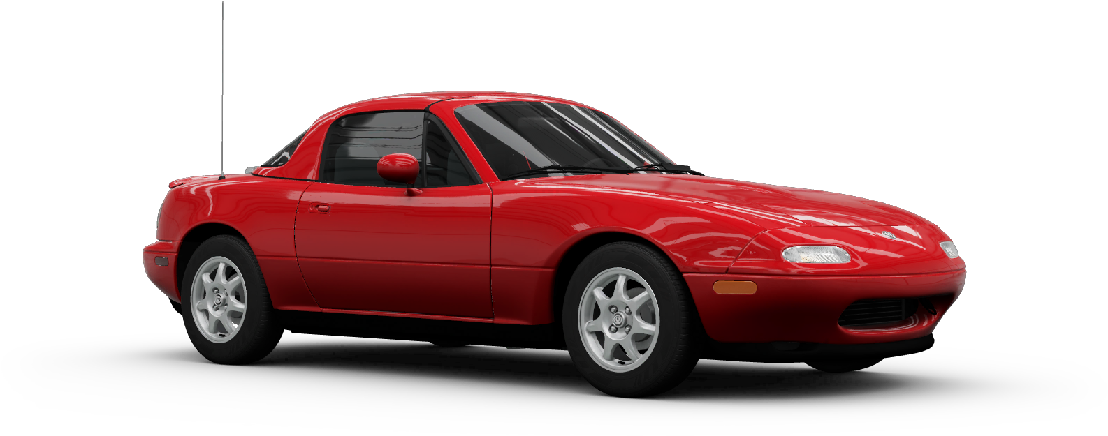 Red Sports Car Profile View