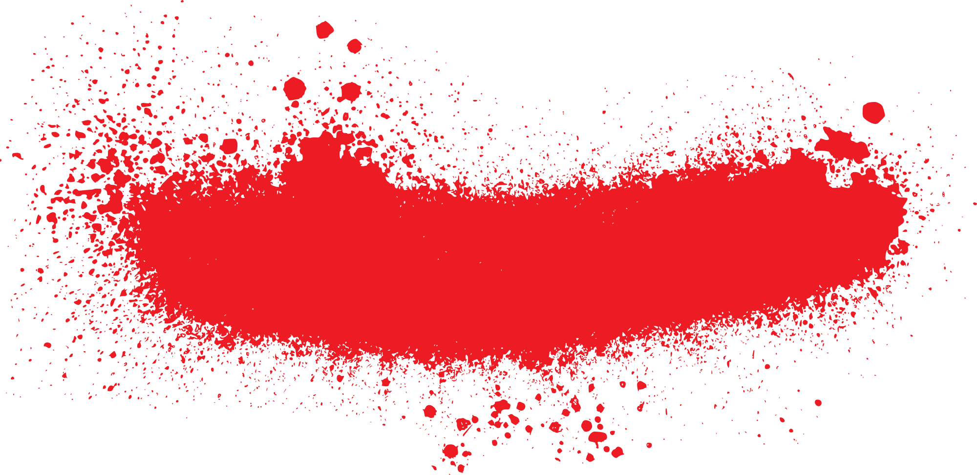 Red Spray Paint Splatter