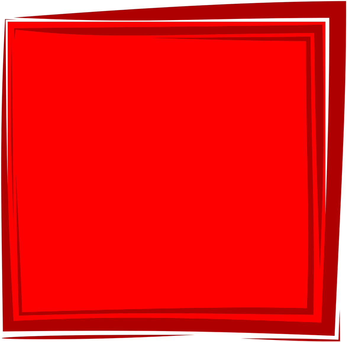 Red Square Frame Graphic