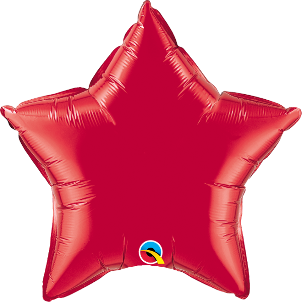 Red Star Balloon Floating