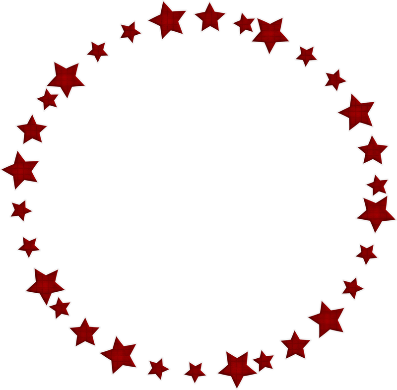 Red Star Border Design