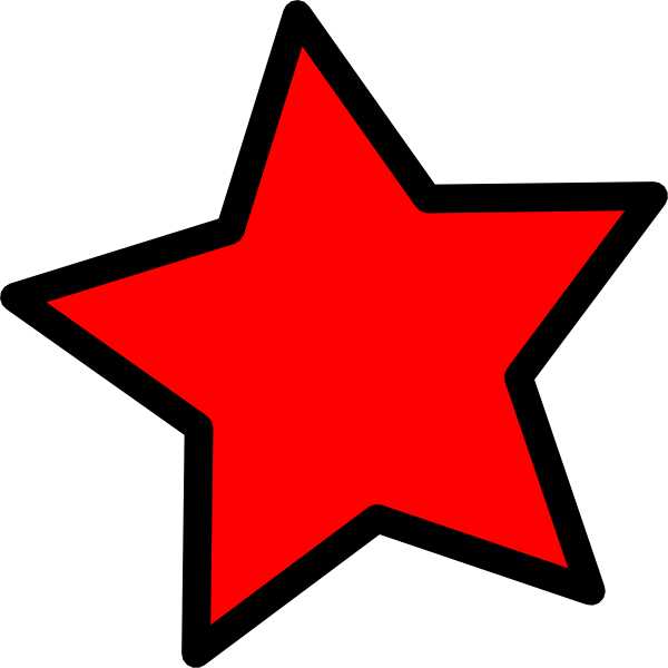 Red Star Graphic Icon