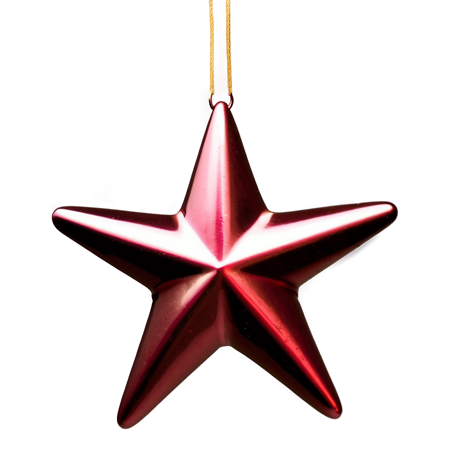 Red Star Ornament Png 06212024