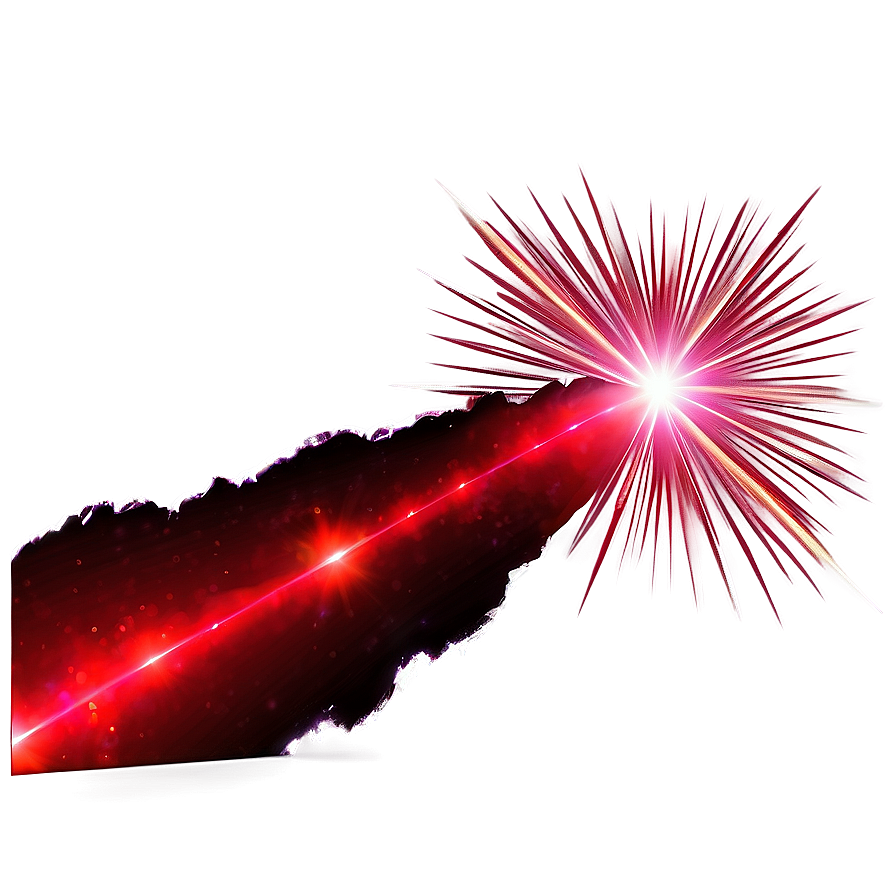 Red Starburst Lens Flare Png 99