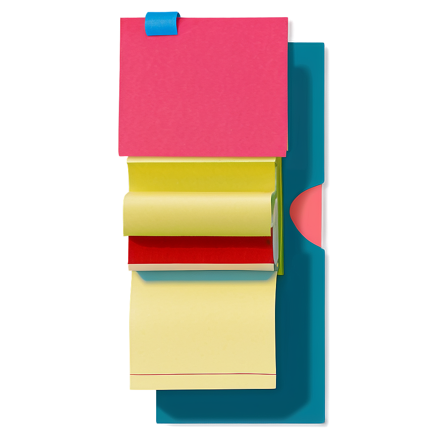 Red Sticky Note Png 05042024