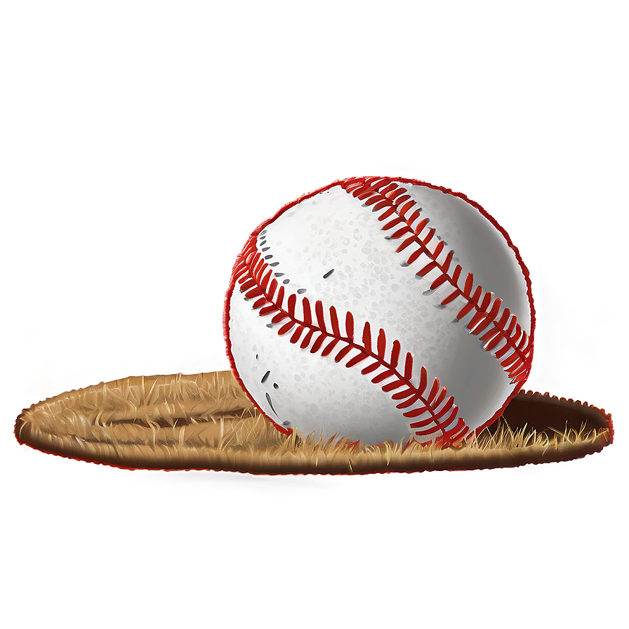 Red Stitched Baseball Seams Png Jan79