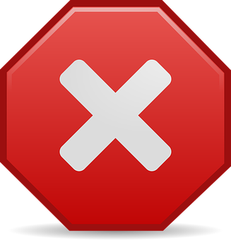 Red Stop Sign Icon