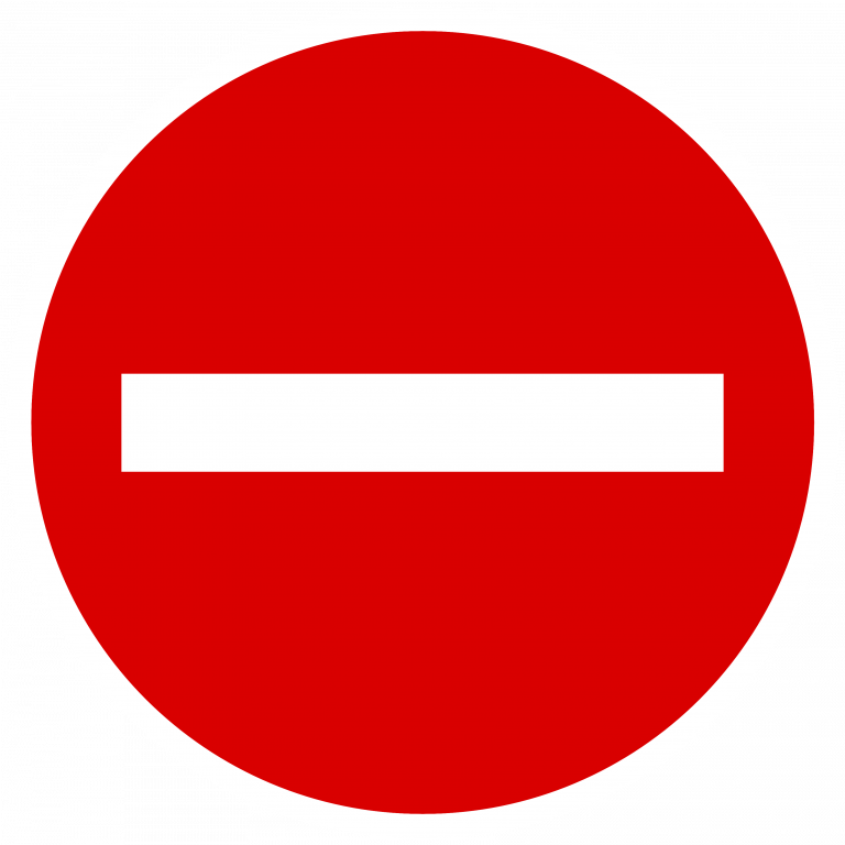 Red Stop Sign Icon