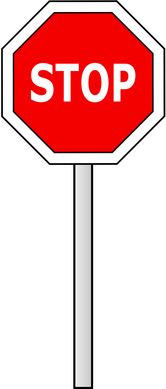 Red Stop Sign Octagon