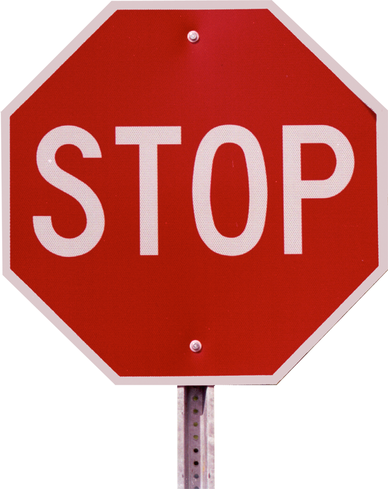 Red Stop Sign Octagon