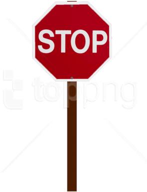 Red Stop Sign Transparent Background