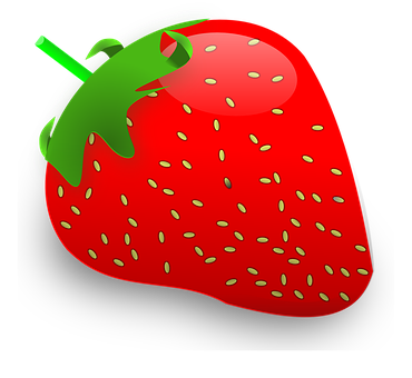 Red Strawberry Illustration