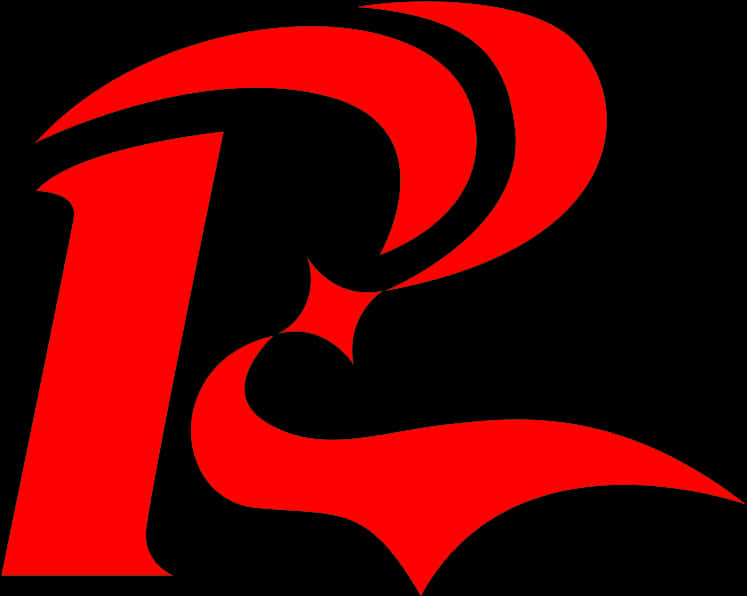 Red Stylized Letter R