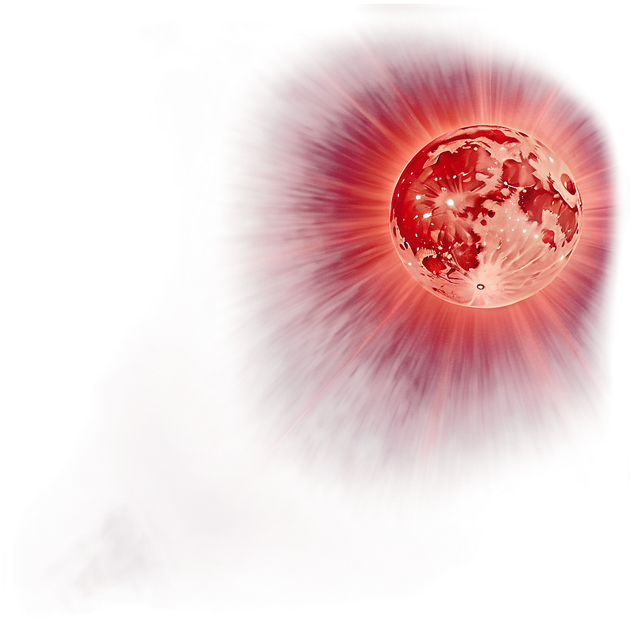 Red Sun Flare Transparent Png Lip