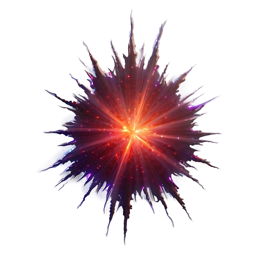 Red Supernova Flare Png 15