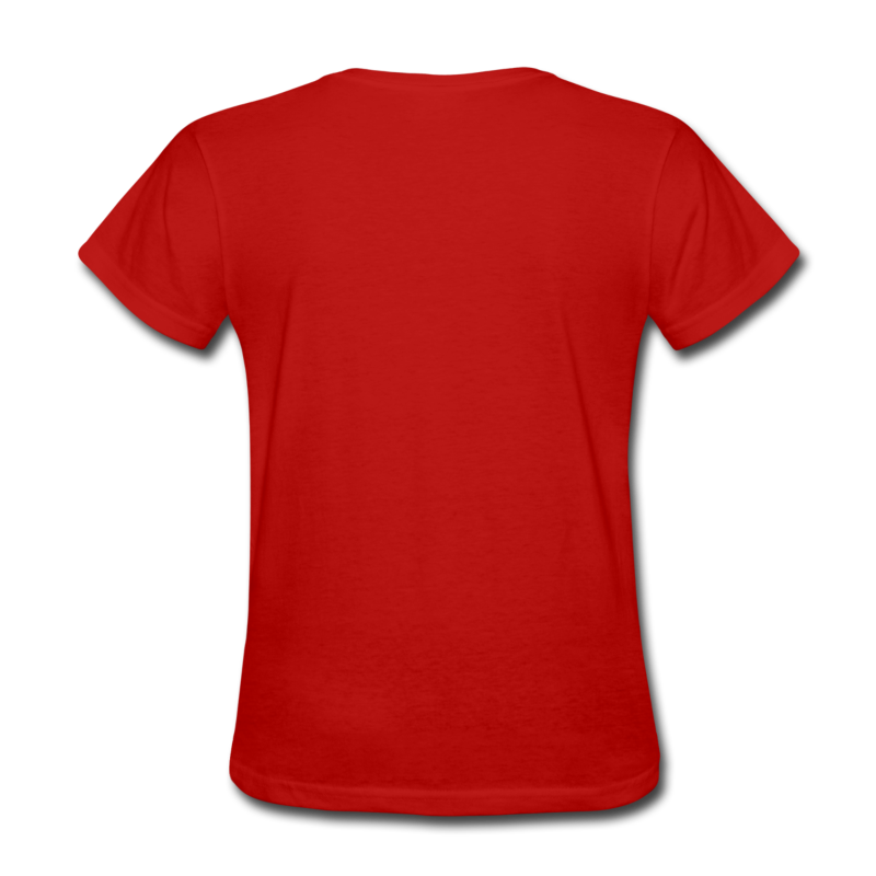 Red T Shirt Back View