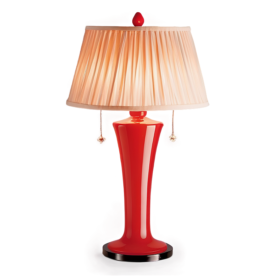 Red Table Lamp Png 52