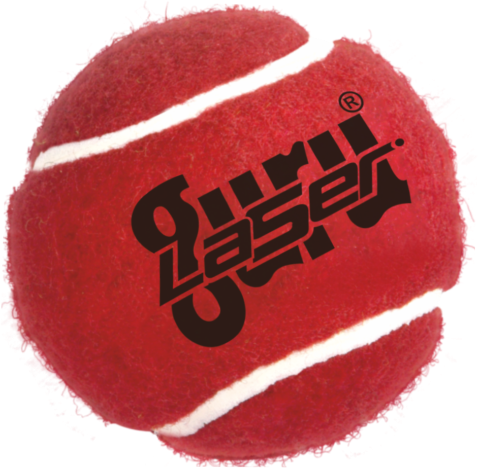 Red Tennis Ballwith Logo