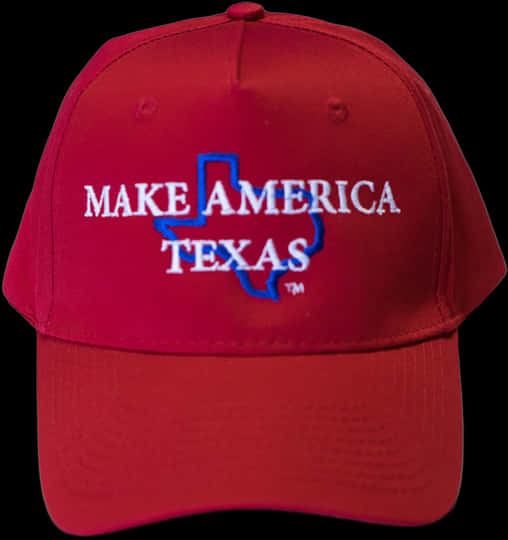 Red Texas Themed Cap