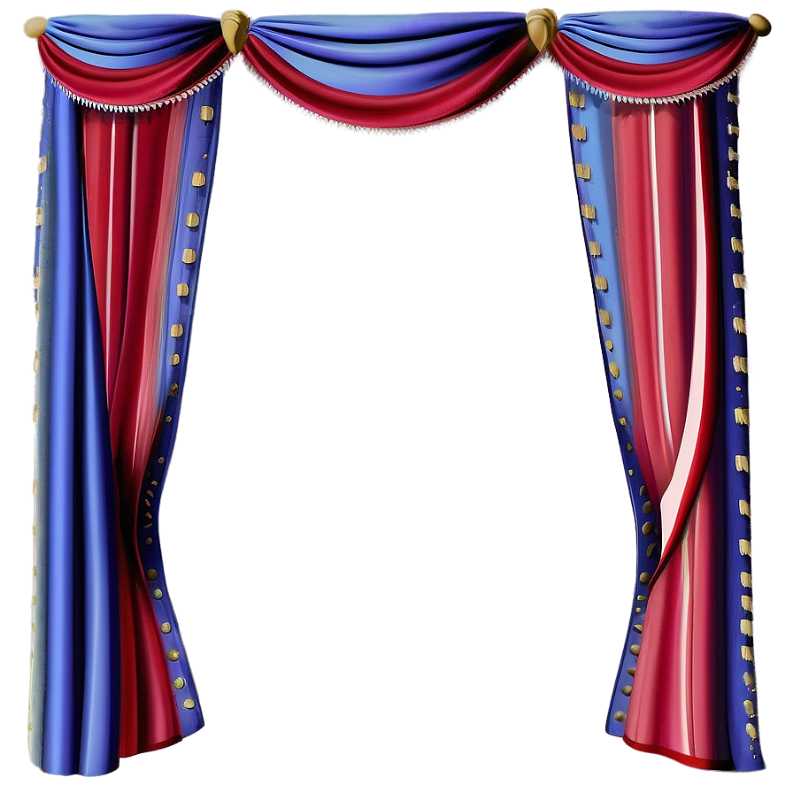 Red Theater Curtain Png Glh66