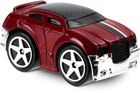 Red Toy Car White Stripes