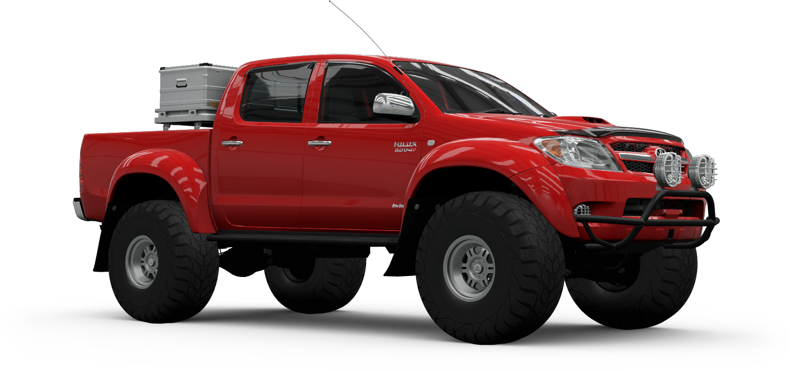Red Toyota Hilux Offroad Capability