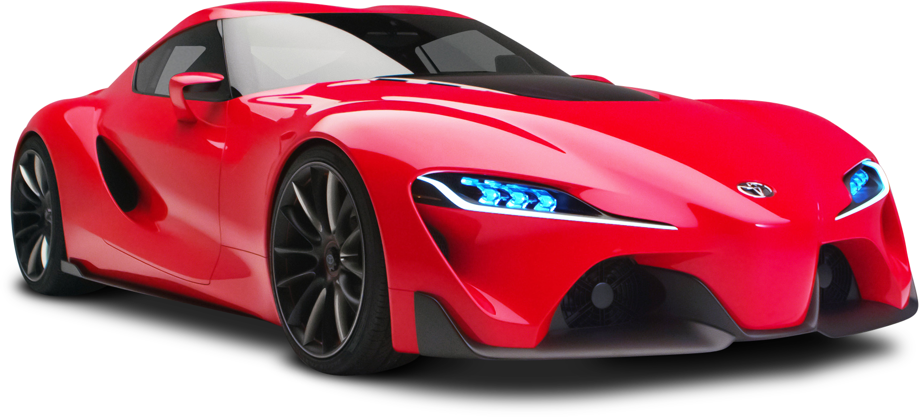 Red Toyota Supra Concept Car