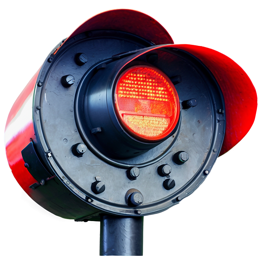 Red Traffic Light Signal Png 2