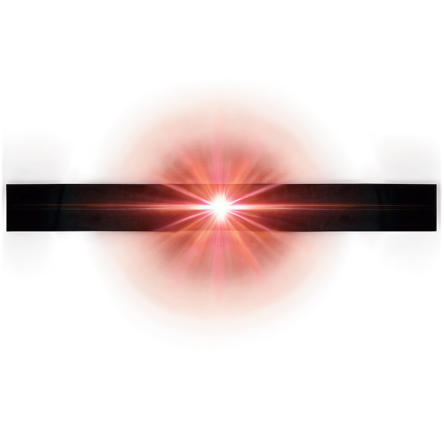 Red Twinkling Lens Flare Png 06122024