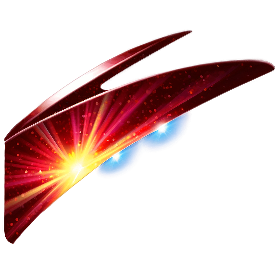 Red Twinkling Lens Flare Png Nes