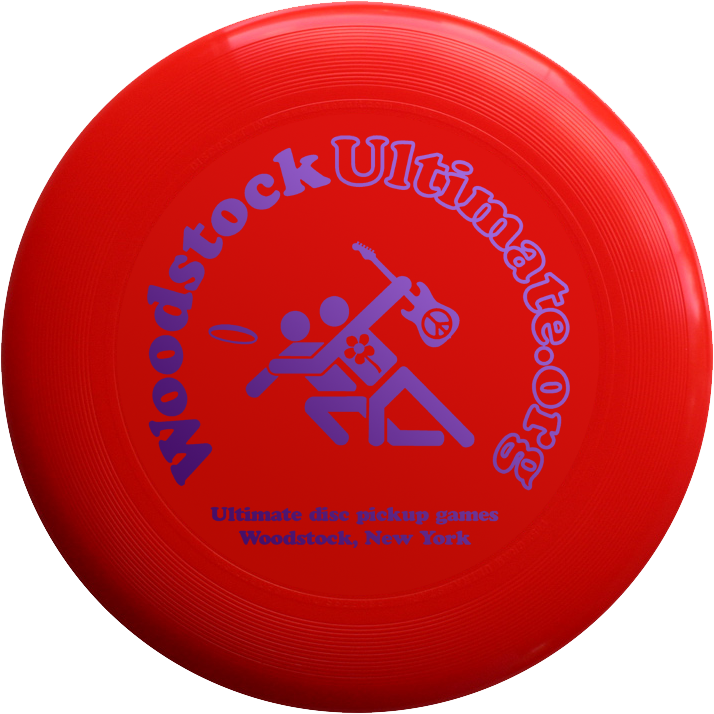 Red Ultimate Frisbee Disc