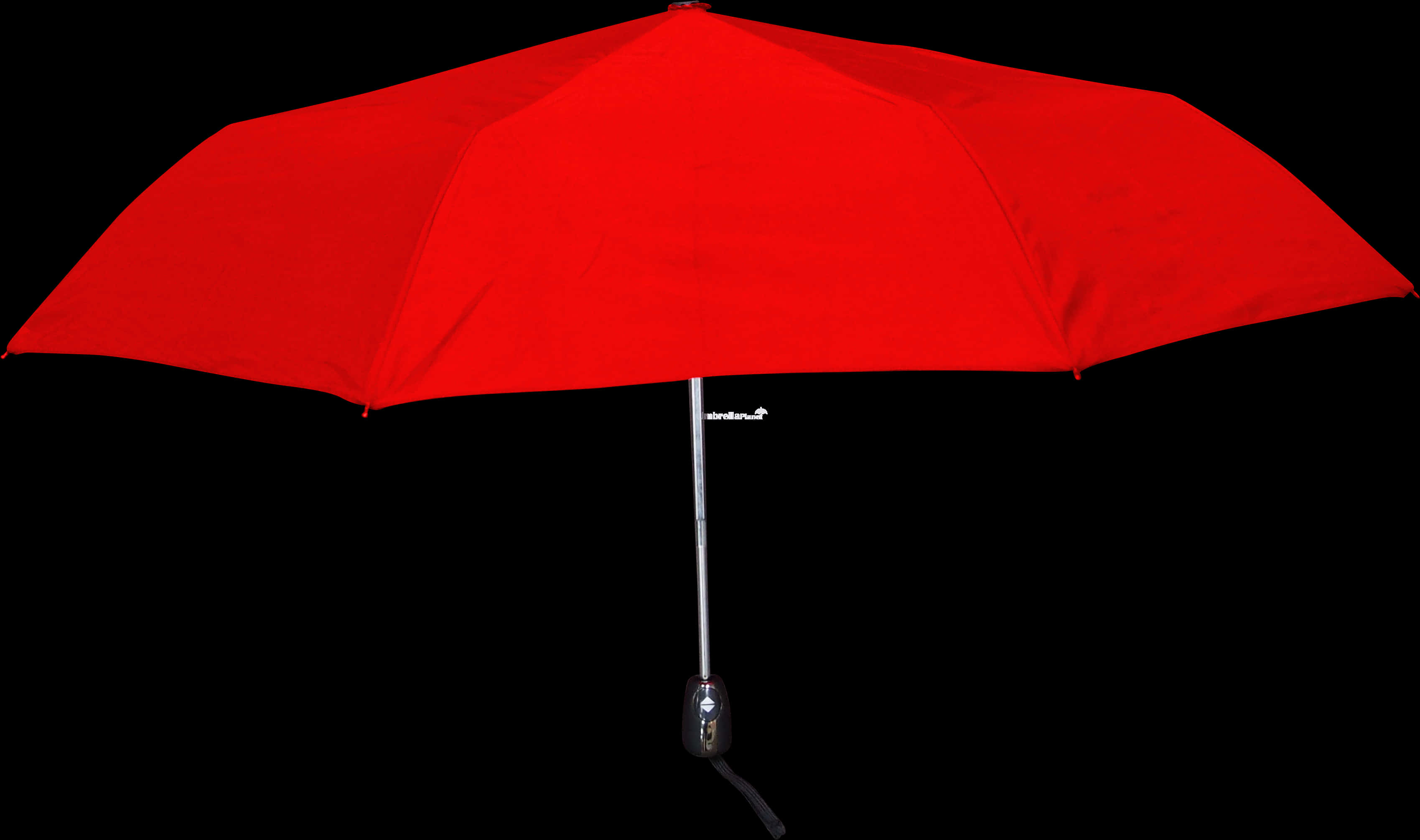 Red Umbrella Black Background