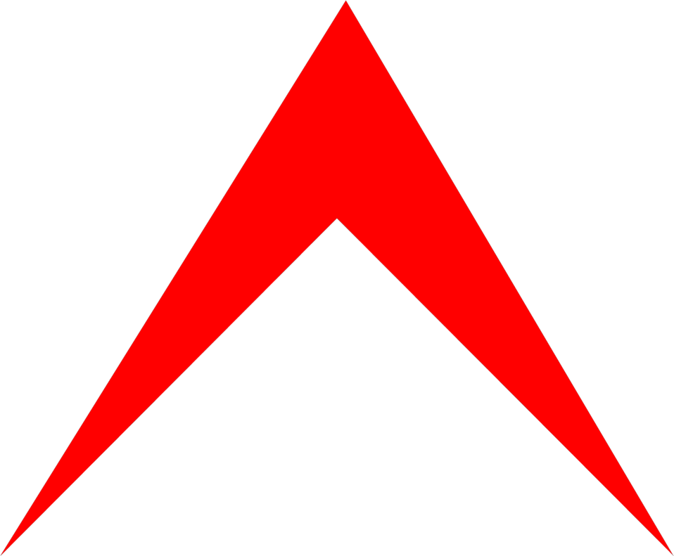 Red Up Arrow Graphic