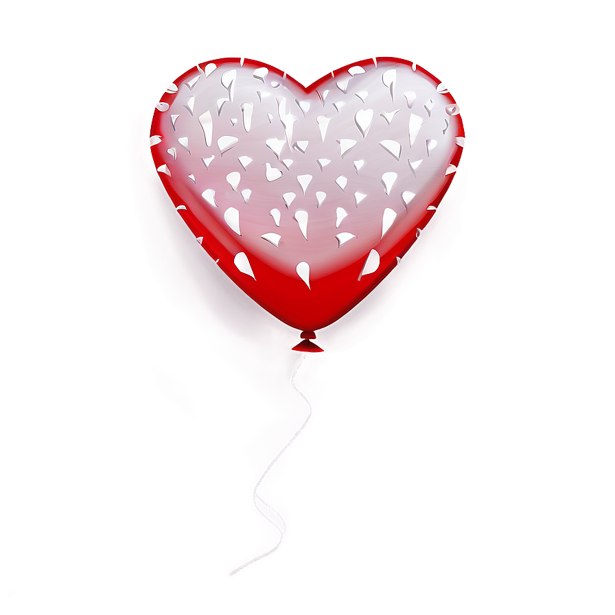 Red Valentines Balloon Png Mmi64