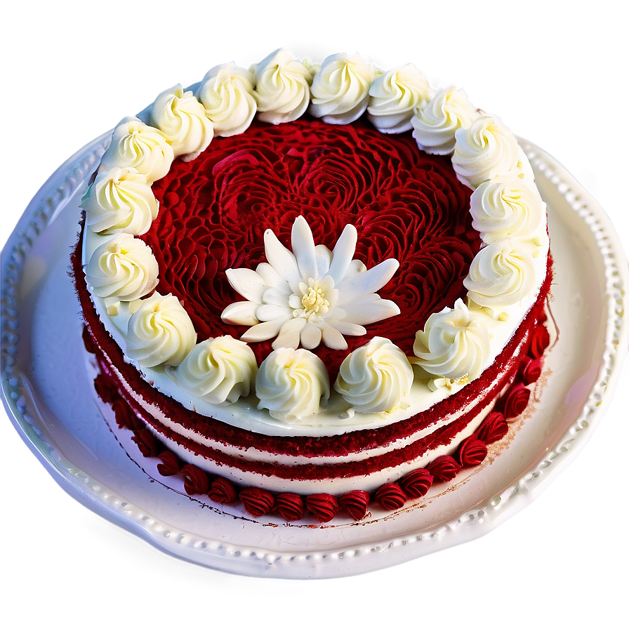 Red Velvet Cake Decoration Ideas Png Out62