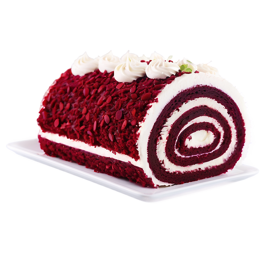 Red Velvet Cake Roll Png Qaw