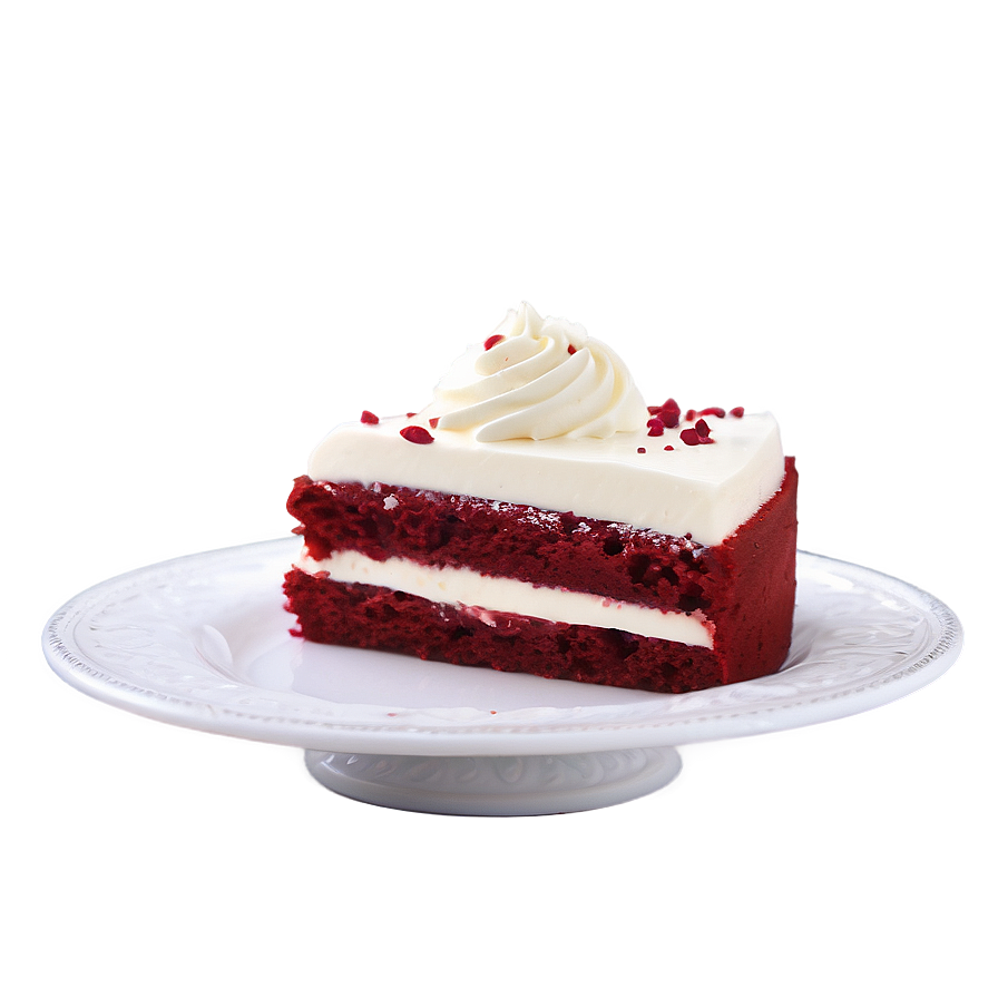 Red Velvet Cake With Mascarpone Cream Png 33