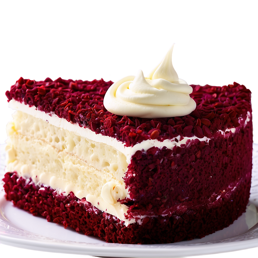 Red Velvet Cake With Mascarpone Cream Png 70