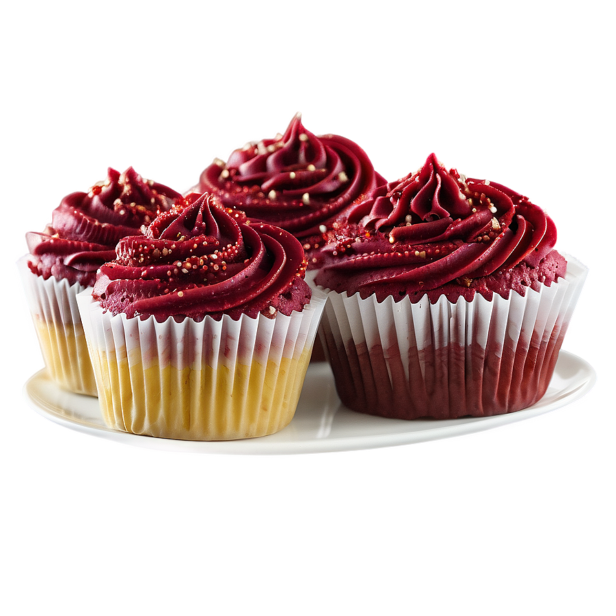 Red Velvet Cupcakes Png 06292024