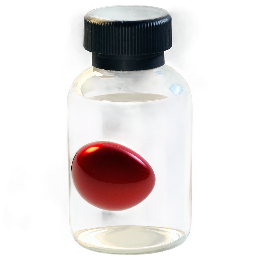 Red Vial Png Foy