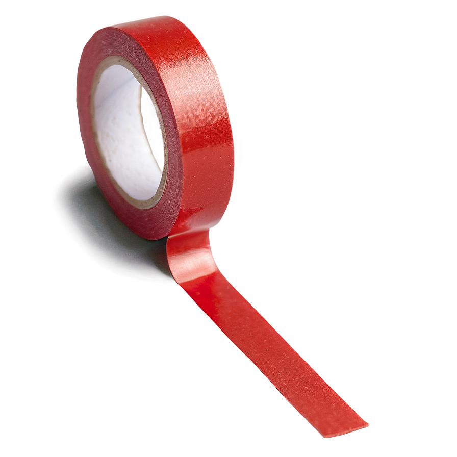 Red Washi Tape Png 06132024