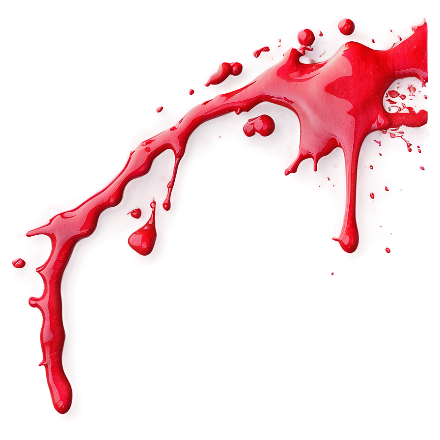 Red Watercolor Splatter Png 06132024